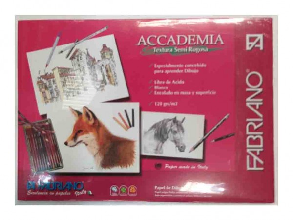 BLOCK ACADEMIA 120g 25x35 24H FABRIANO - FABRIANO