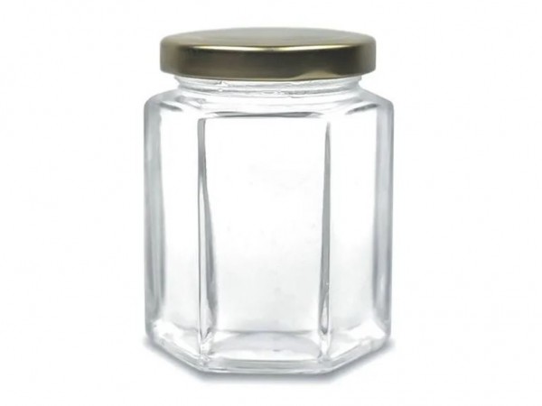 FRASCO VIDRIO HEXAGONAL360cc H:100.mmT70 - ENVASES VIDRIO