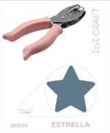 PERFORADORA PINZA ESTRELLA 5 MM - IBICO