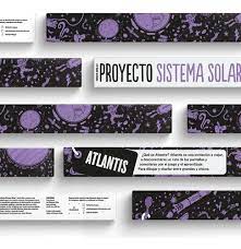 MAPAS DEL SISTEMA SOLAR 70x100cm - ATLANTIS