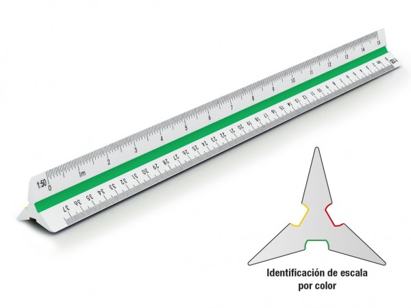 ESCALIMETRO PLANTEC 30cm BAJAS C/COLORES - PLANTEC