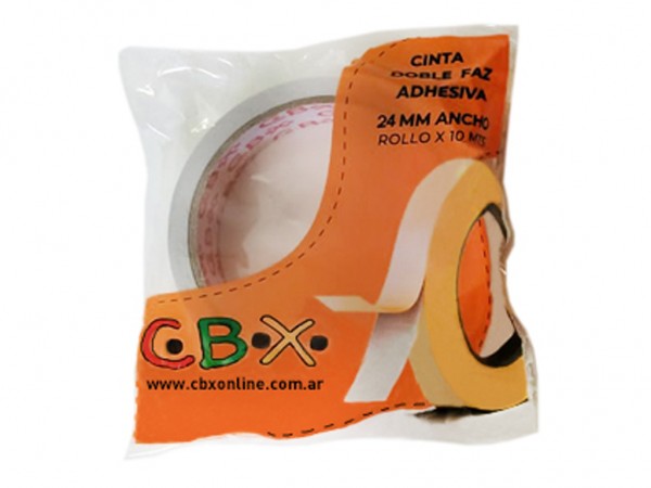 CINTAS DOBLE FAZ CBX 24mmx10mt - CBX