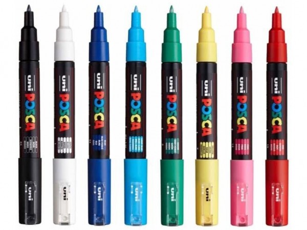 MARCADOR POSCA SET x16 1MM CLASICOS - STAEDTLER