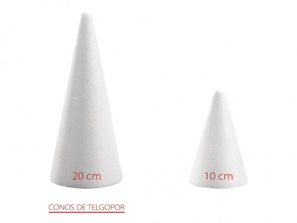 CONOS TELGOPOR ALTO 10 CM - TELGOPOR