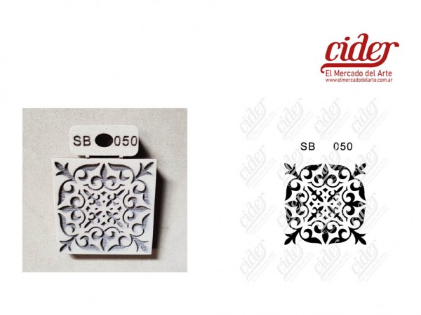 SELLOS BAJO RELIEVE SB050/MOSAICO N7 7cm - IND DEL ARTE / CORTE LASER