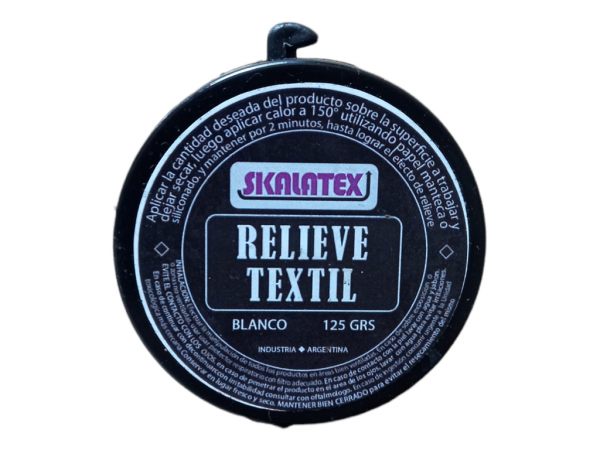 PUFF RELIEVE TEXTIL 125cc BLANCO - SKALATEX