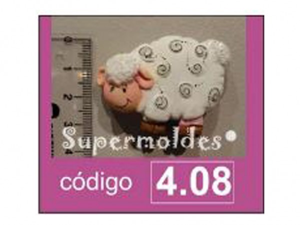 MOLDES SILICONA OVEJA COUNTRY CARACOL - SUPERMOLDES