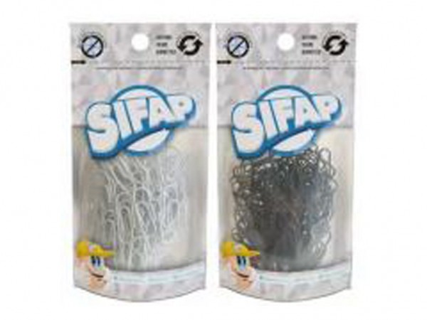 CLIPS FORRADO N3 NEGRO/BLANCO x100und - SIFAP