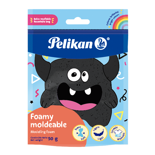 MASA FOAMY MOLDEABLE 50g NEGRO - PELIKAN