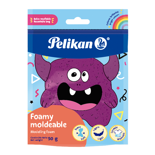 MASA FOAMY MOLDEABLE 50g VIOLETA - PELIKAN