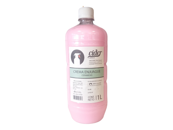 CREMA DE ENJUAGUE ROSA x1lts - LIMPIEZA Y QUIMICOS CIDER
