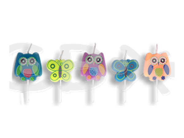 VELA INFANTIL X 5 UNID MARIP Y BUHO - CBX