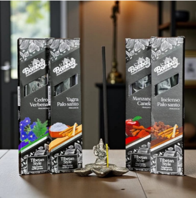 SAHUMERIOS BOMBAY TIBETAN STYLE x8 VARILLAS - LIMPIEZA Y QUIMICOS CIDER