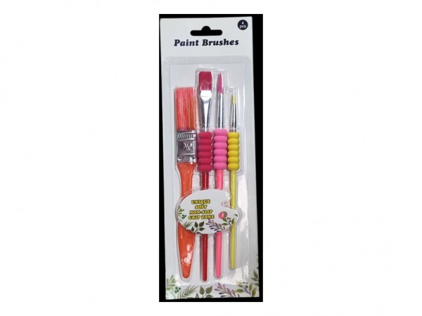 PINCELES AD ERGONOMICOS SETx4 - ARTISTICA DIBU - AD