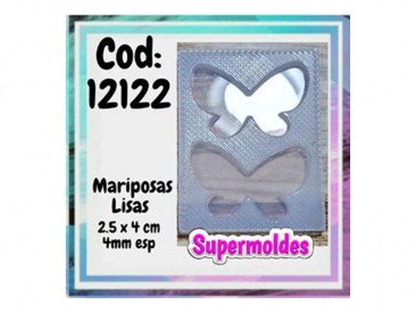 MOLDES RESINA MARIPOSA ANCHA 2.5x4 4m x2 - SUPERMOLDES