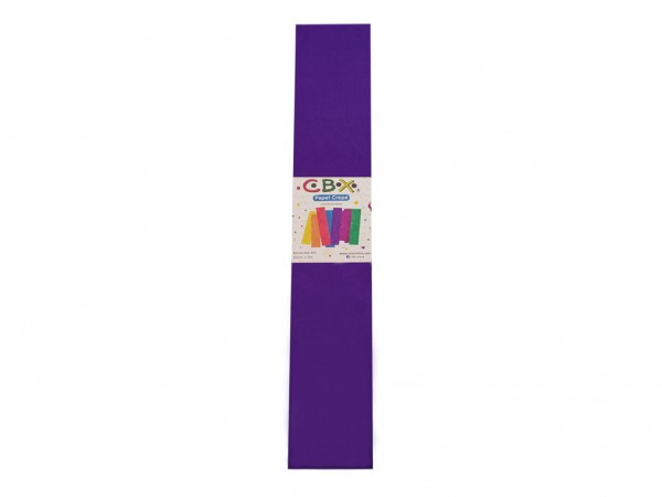 PAPEL CREPE COM VIOLETA 2mx50cm - CBX