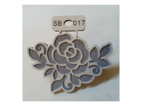 SELLOS BAJO RELIEVE SB017/PIMPOLLOS 7x10 - IND DEL ARTE / CORTE LASER