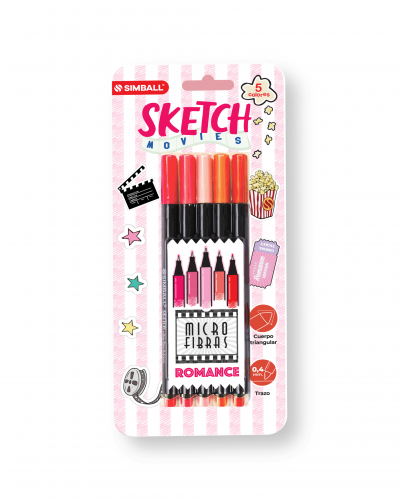 MICROFIBRA SKETCH ROMANCE X 5 - SIMBALL