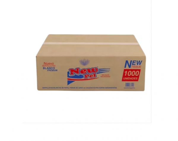 SERVILLETAS NEW TISSUE 32x27 A GRANEL x1000 unid - LIMPIEZA Y QUIMICOS CIDER