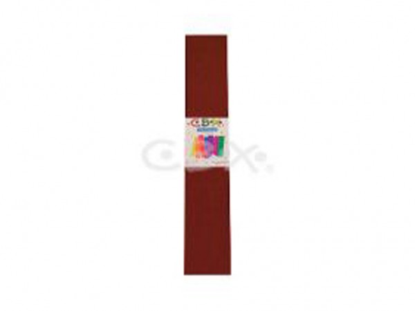 PAPEL CREPE COM MARRON 2mx50cm - CBX