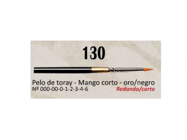 PINCEL AD REDONDO S130 N01 SINT M CORTO - ARTISTICA DIBU - AD