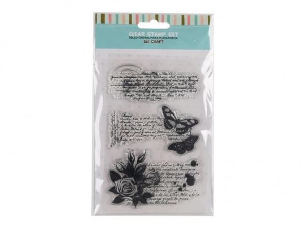 SELLOS SILICONADO CRISTAL 4X5 BUTTERFLY - IBICO