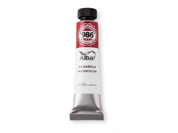 ACUARELA ALBA G2 ROJO PERMANT 10ml - ALBA