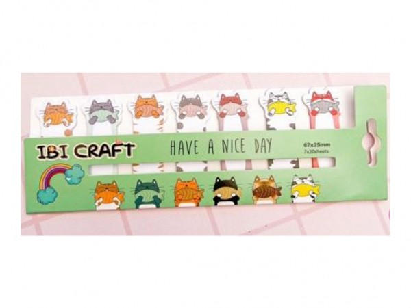 NOTAS AUTOADHESIVAS CATS x20HOJAS - IBICO
