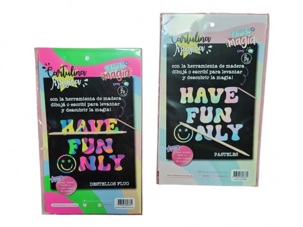 CARTULINA MAGICA 14 X 20 CM - RYPRODUCTOS