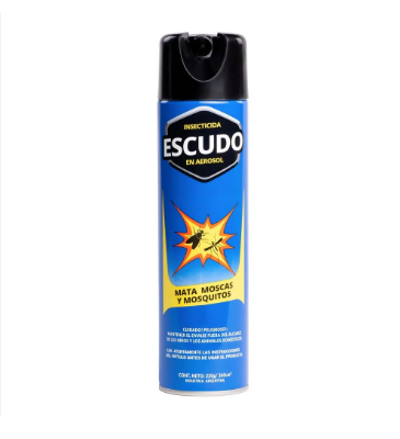 INSECTICIDA MOSCAS Y MOSQUITOS 360cc ESCUDO - LIMPIEZA Y QUIMICOS CIDER