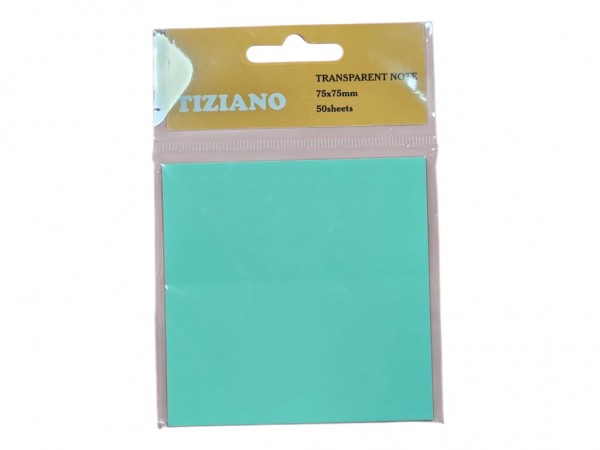 NOTAS / POST IT TRANSPARENTES 75X75 - IMPORTACION CIDER