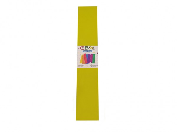 PAPEL CREPE COM AMARILLO 2mx50cm - CBX