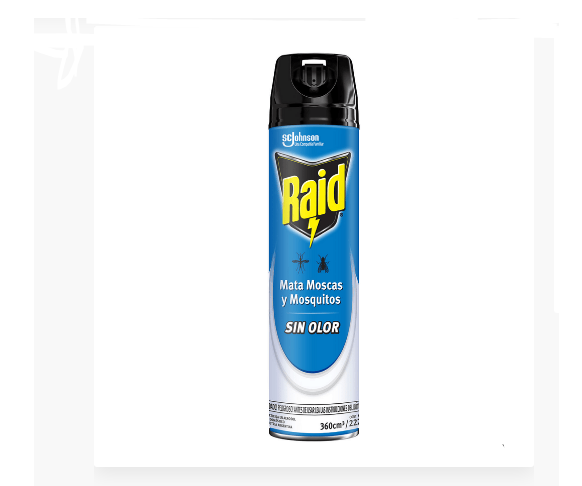 RAID AEROSOL MATA MOSCAS Y MOSQUITOS SIN OLOR - LIMPIEZA Y QUIMICOS CIDER