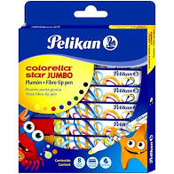 MARCADORES PELIKAN COLORELLA JUMBO x8 CO - PELIKAN