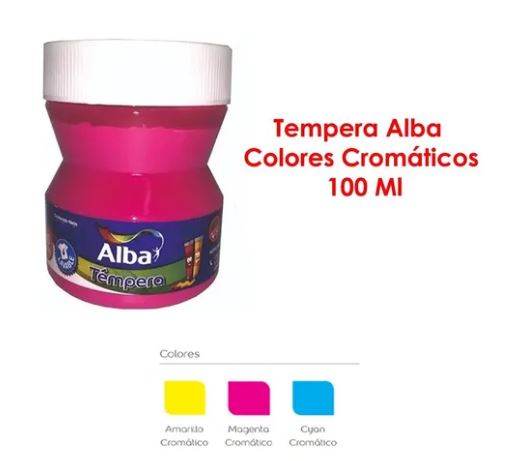 TEMPERAS ALBA TRAD CROMATICA 100ML - ALBA