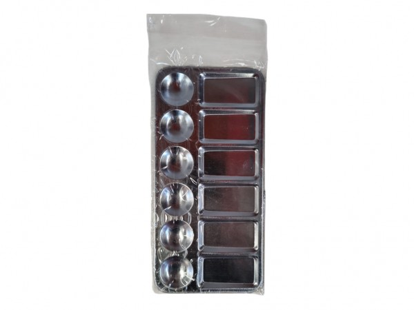 PALETA ALUMINIO 23X11 CM 12 REJILLAS - IMPORTACION CIDER