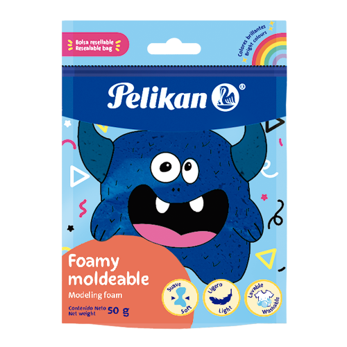 MASA FOAMY MOLDEABLE 50g AZUL - PELIKAN