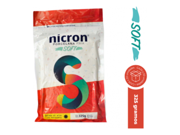 PORCELANA FRIA NICRON 325g SOFT CAJA x20 - NICRON