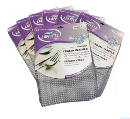 PAÑO MICROFIBRA WAFFLE 60x40 LAFFITTE - LIMPIEZA Y QUIMICOS CIDER