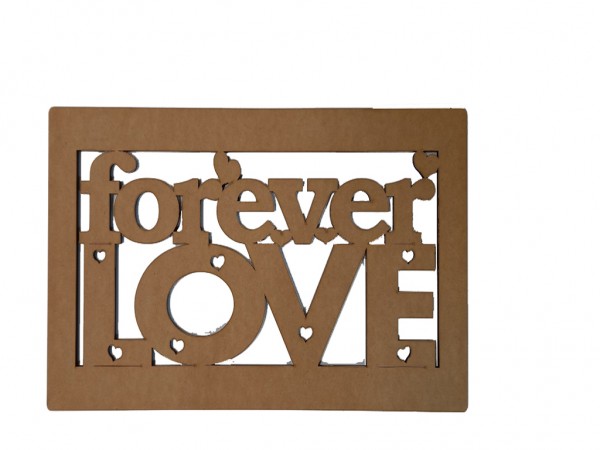 FOREVE LOVE (13x18/15x21) - IND DEL ARTE / CORTE LASER