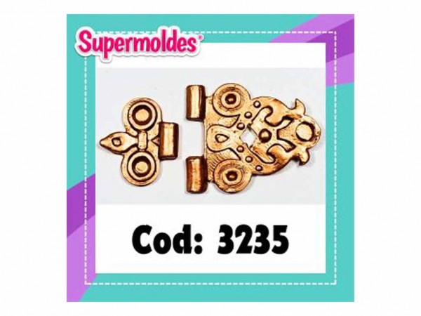 MOLDES RESINA BISAGRA 2unid 8.5 LARGO T - SUPERMOLDES