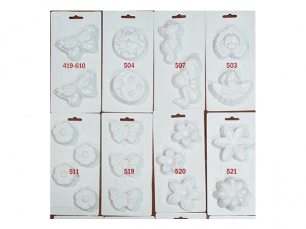 MOLDES JABON PLASTICOS YESO PORCELANA - PINTAFAN CREATIVA