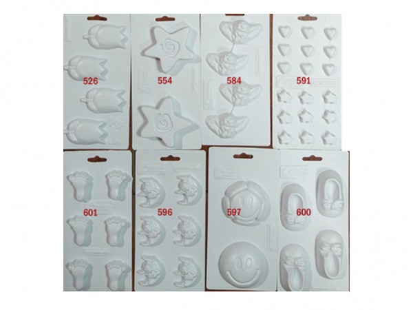 MOLDES JABON PLASTICOS YESO PORCELANA - PINTAFAN CREATIVA