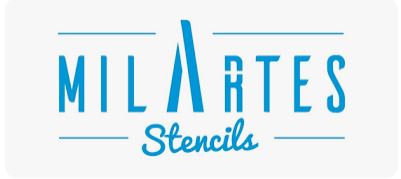 STENCIL MIL ARTES 4.5x14.50cm ST - MIL ARTES