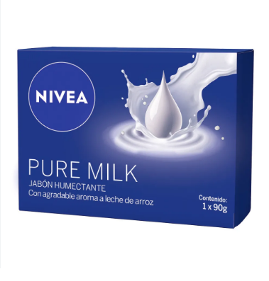 JABON NIVEA PURE MILK 90g BOX - LIMPIEZA Y QUIMICOS CIDER