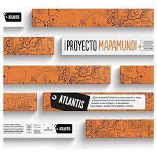 MAPAS MAPAMUNDI 70x100cm - ATLANTIS