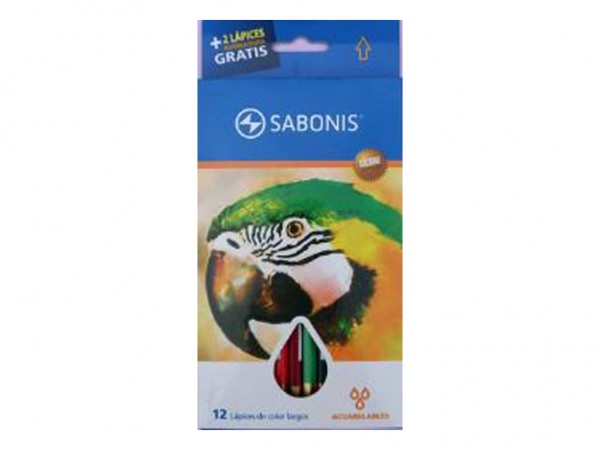 LAPICES COLOR x12 LARGOS PC7000A SABONIS - SABONIS