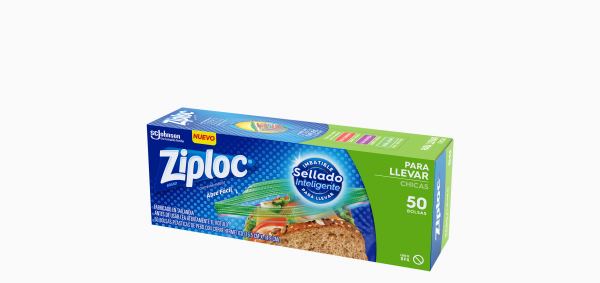 ZIPLOC BOLSA LLEVAR CHICA 50 UN - LIMPIEZA Y QUIMICOS CIDER