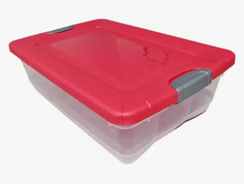 CAJA ORGANIZADORA PLASTICA 42LTS - LIMPIEZA Y QUIMICOS CIDER