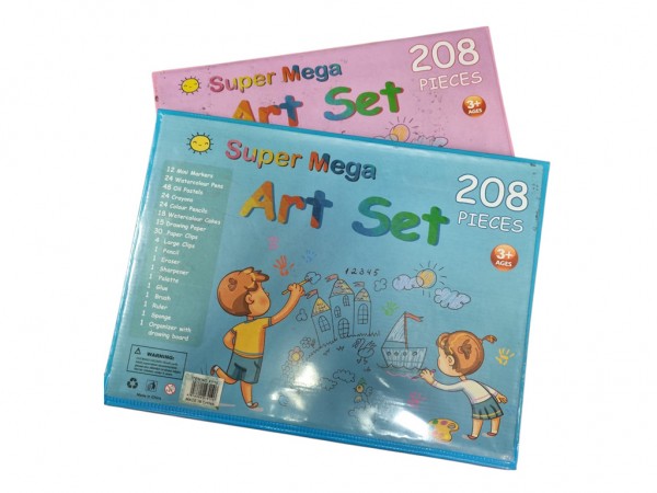 SET ARTE 208 PIEZAS PLASTICO (XY-10) - IMPORTACION CIDER
